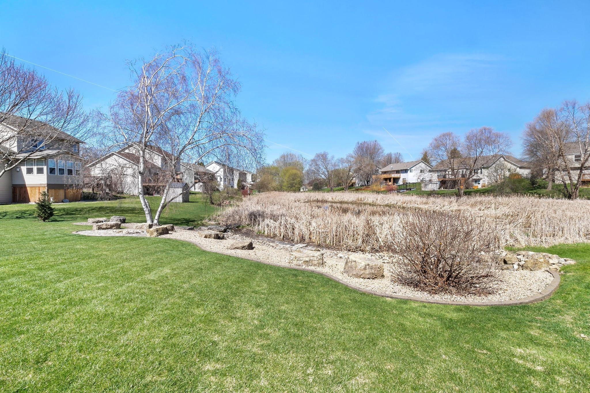 Extensive landscaping