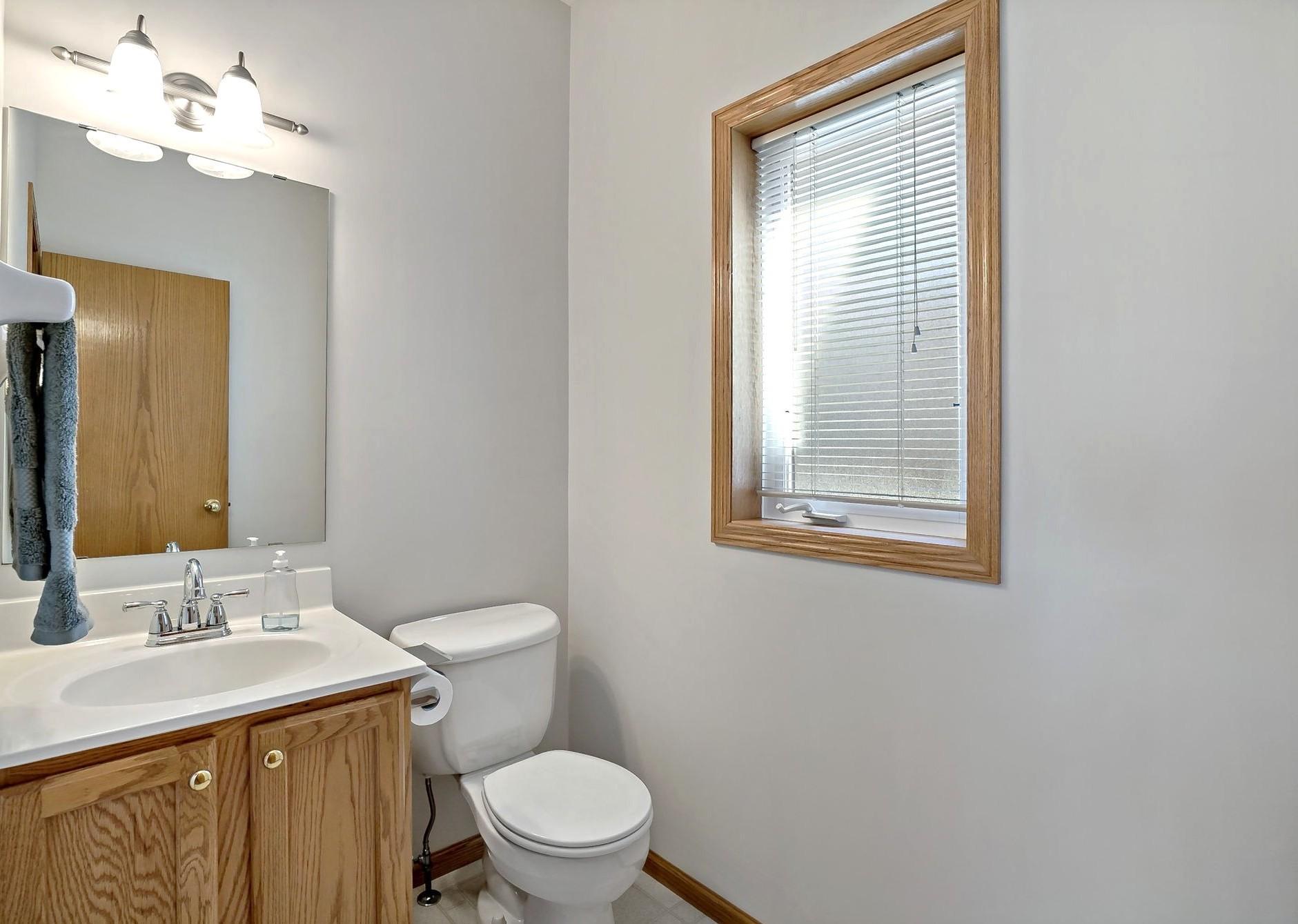 Main floor half bath