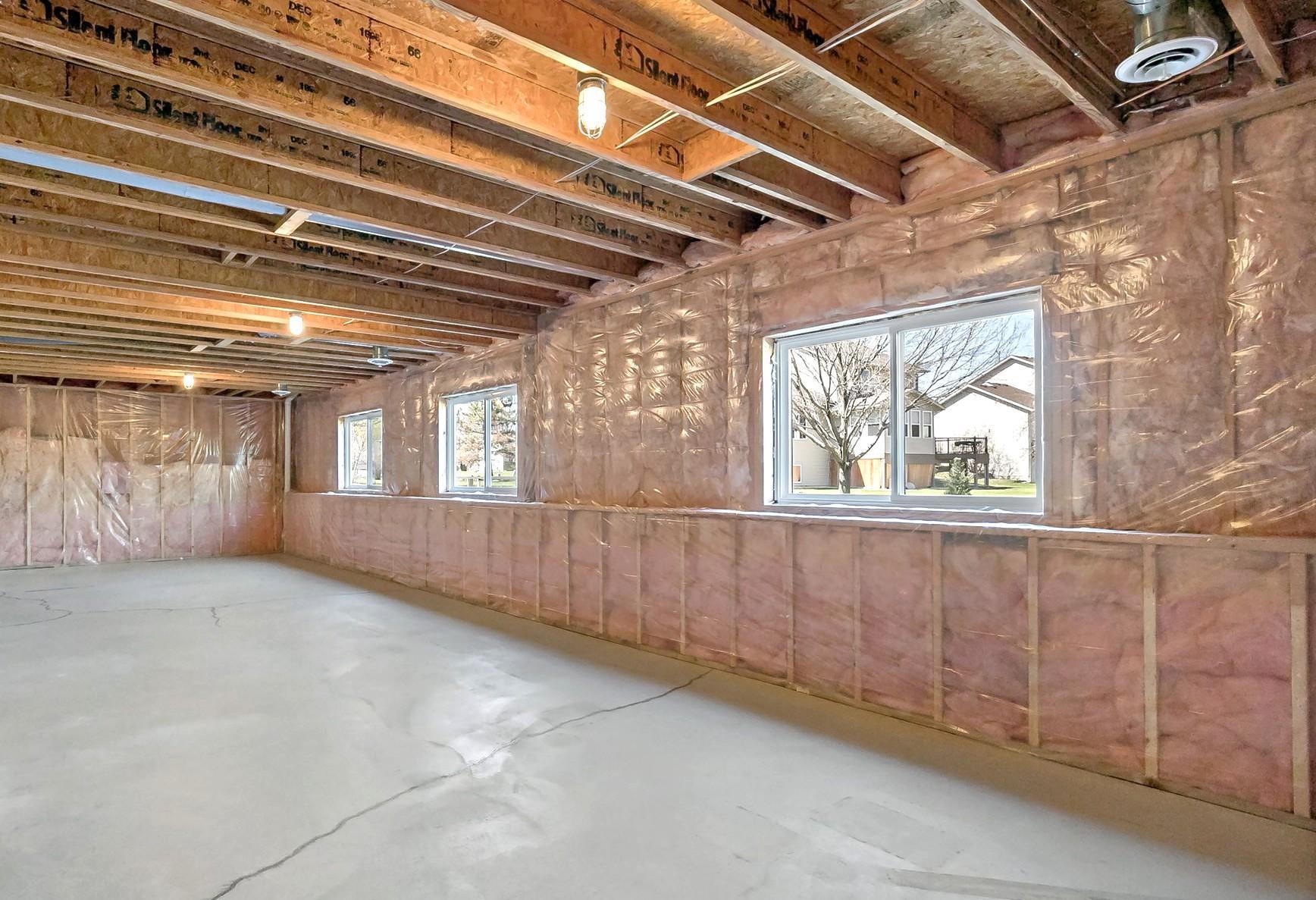 This home has a full basement with daylight windows
