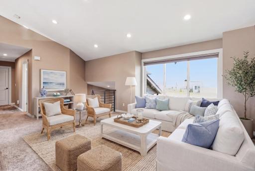 Living Room Virtually Staged