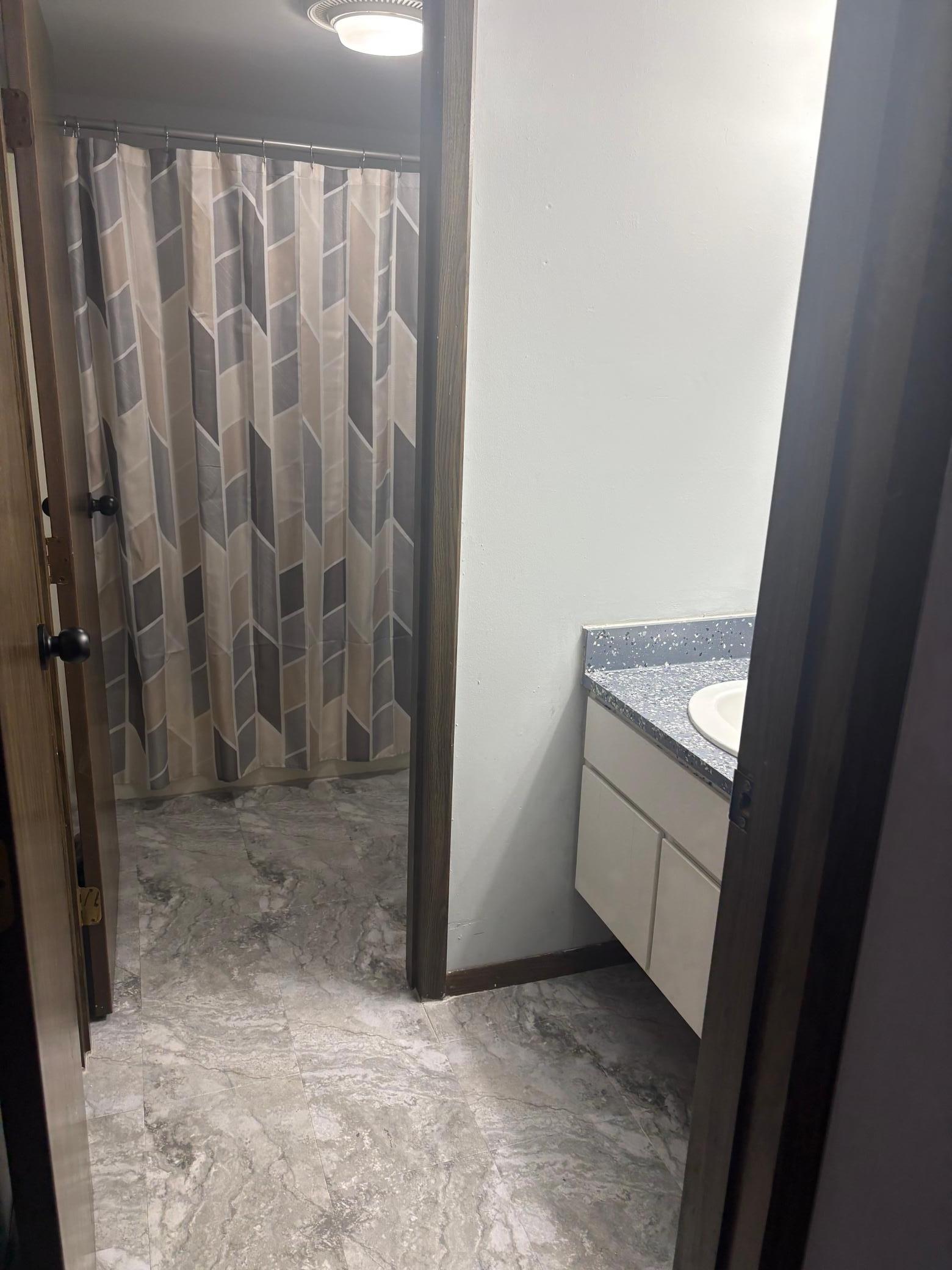 Upper level bathroom