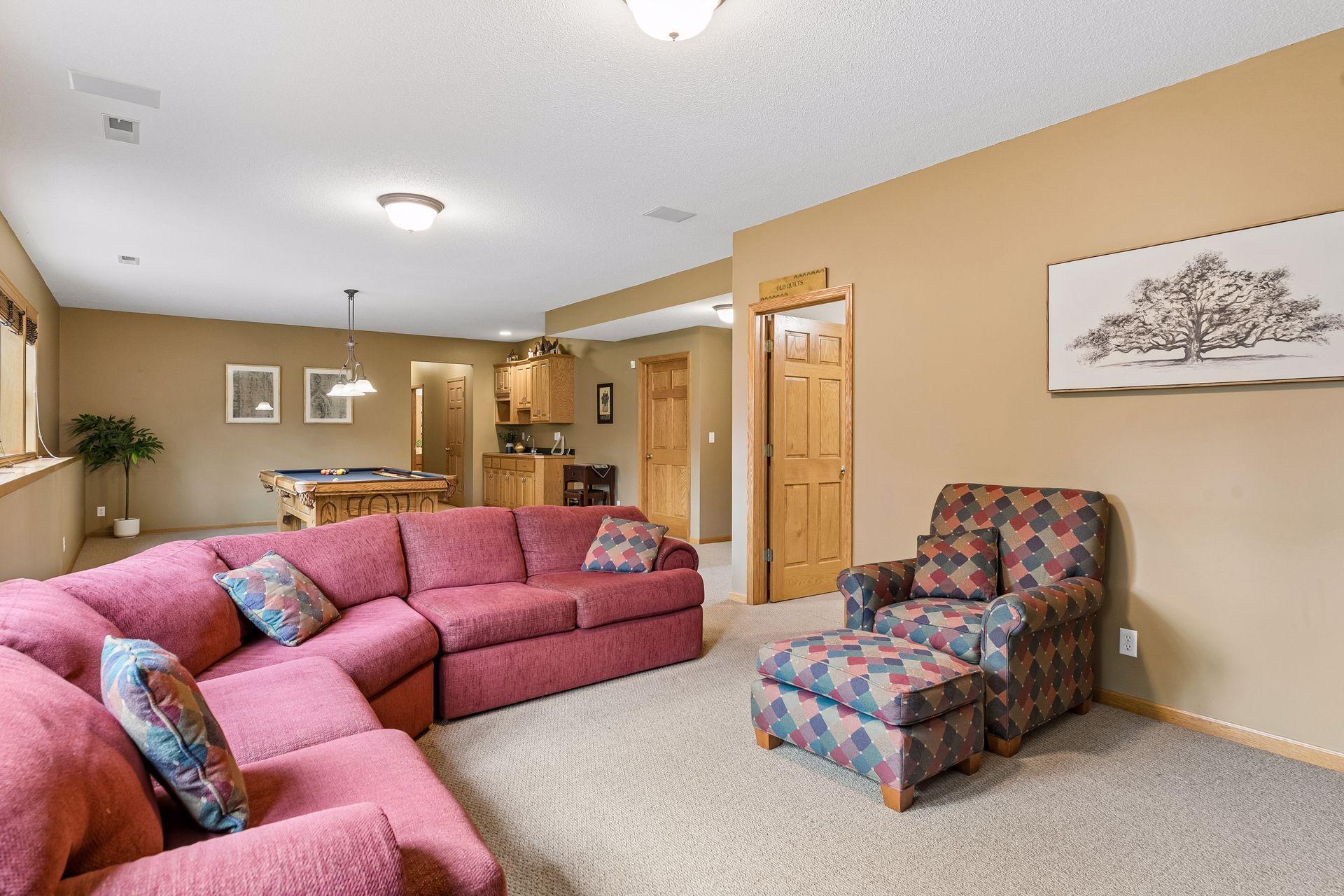 Open entertaining space