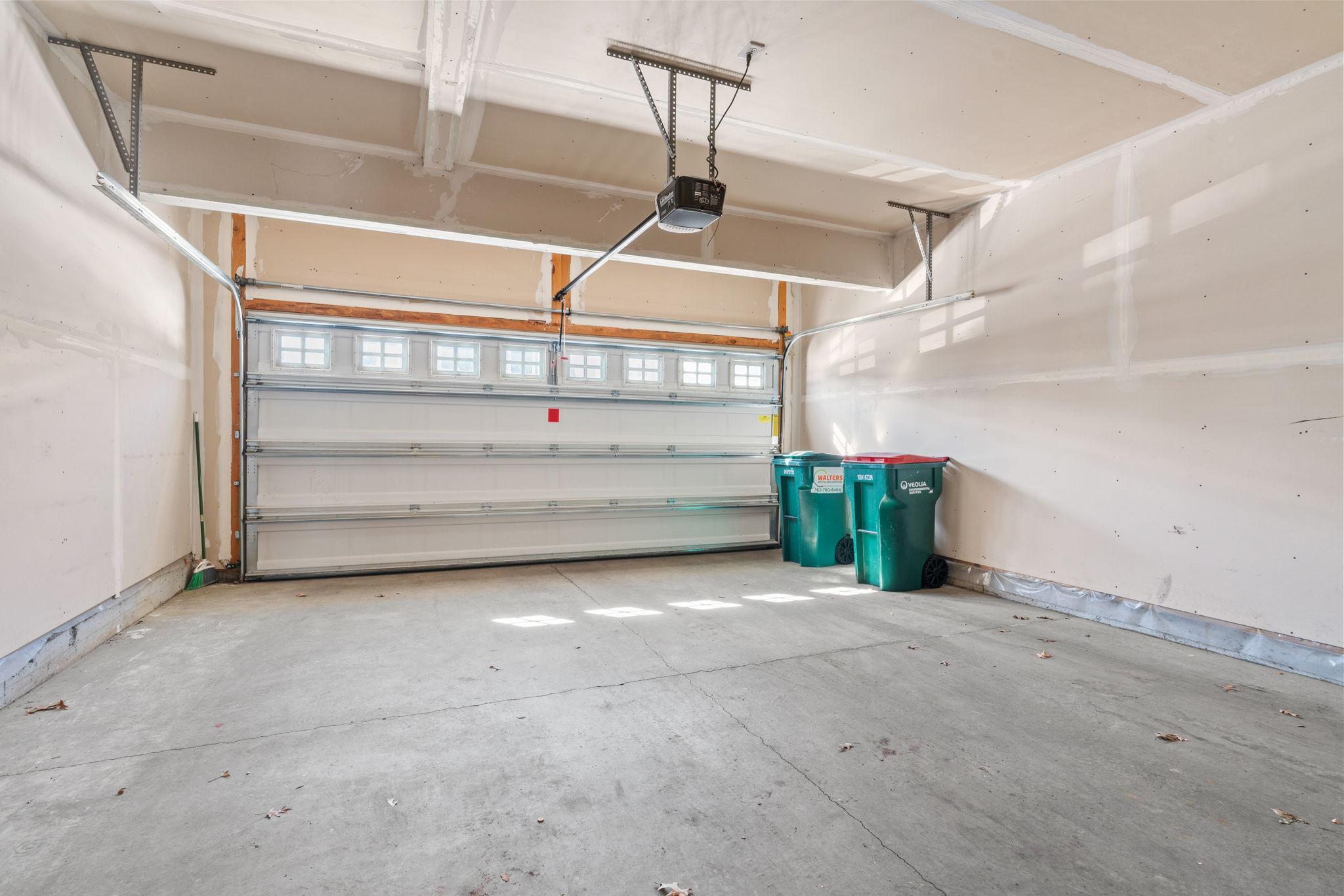 Two car garage