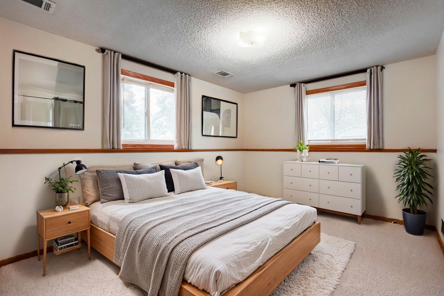 Third bedroom offering flexibility for guests or office- VS