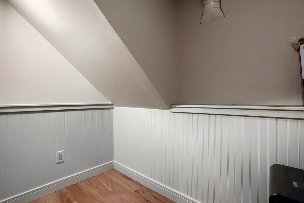 Storage room in lower level.