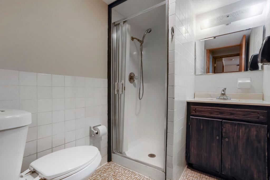 3/4 Lower level bathroom