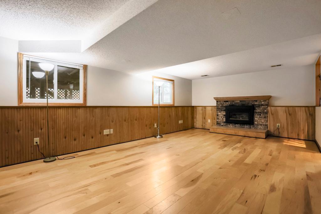 New LVP flooring in lower level