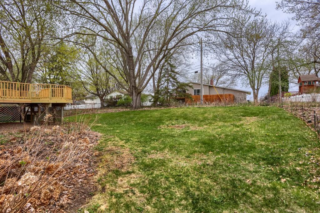 Spacious, private backyard perfect for relaxing or entertaining