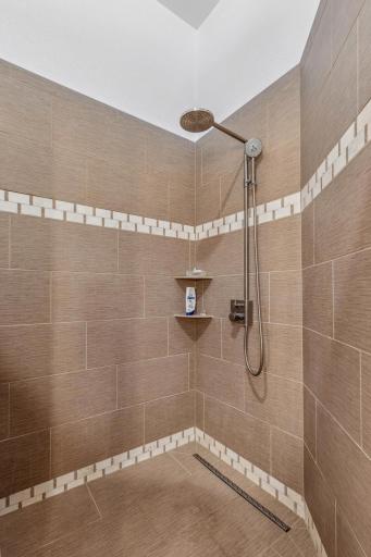Master shower