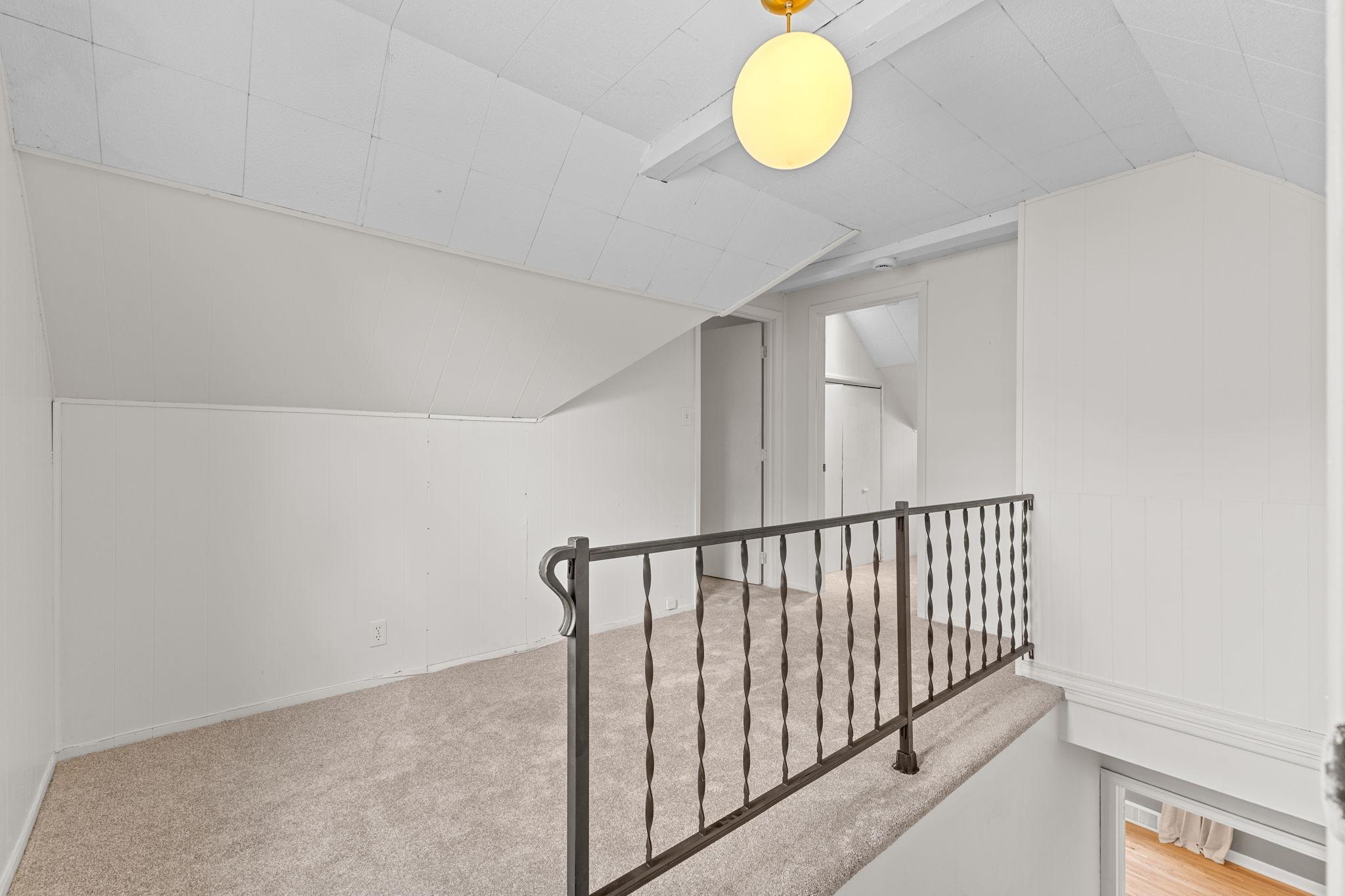 Upstairs, you’ll find two additional versatile bedrooms.