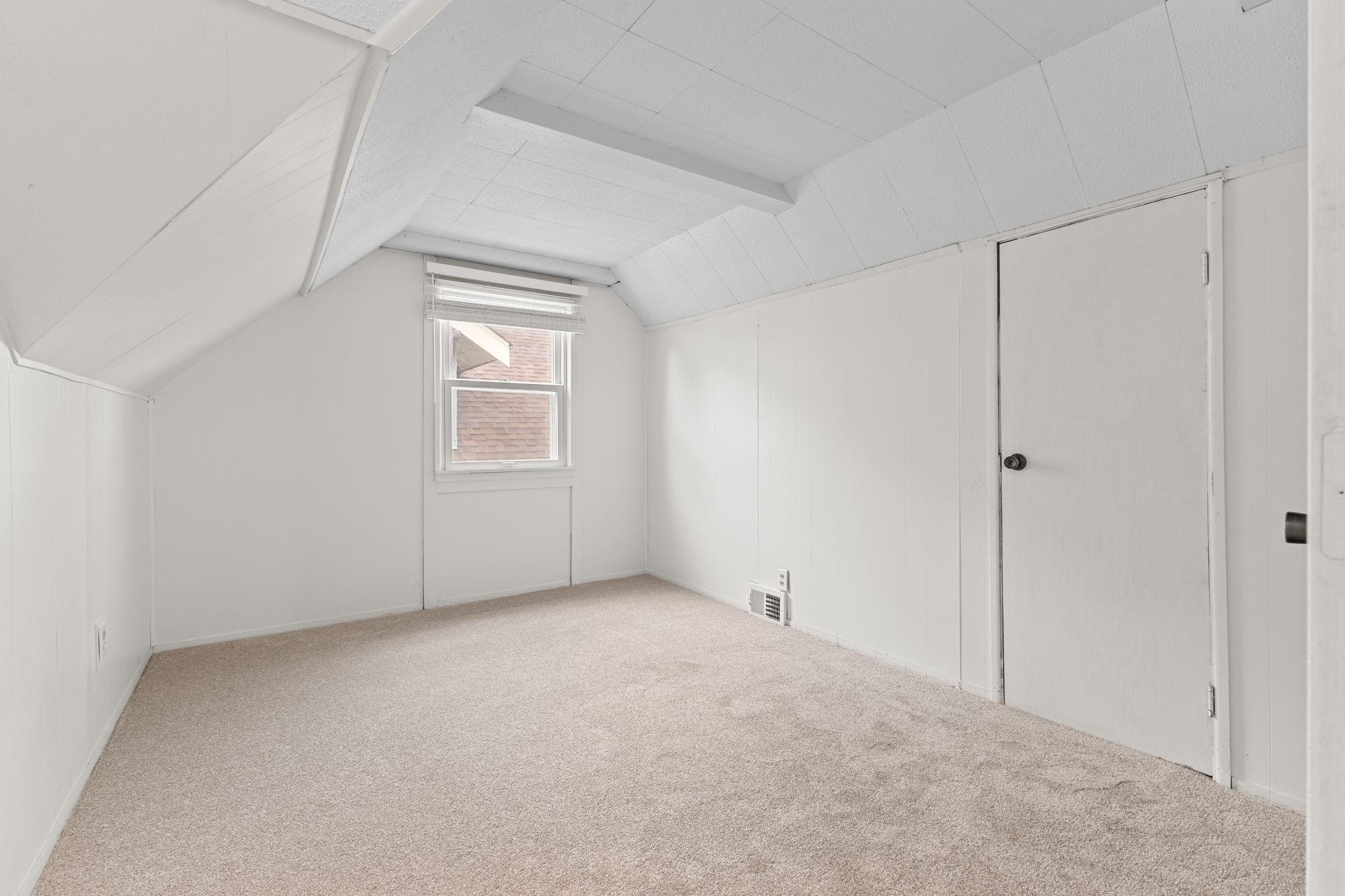 First upper level bedroom.