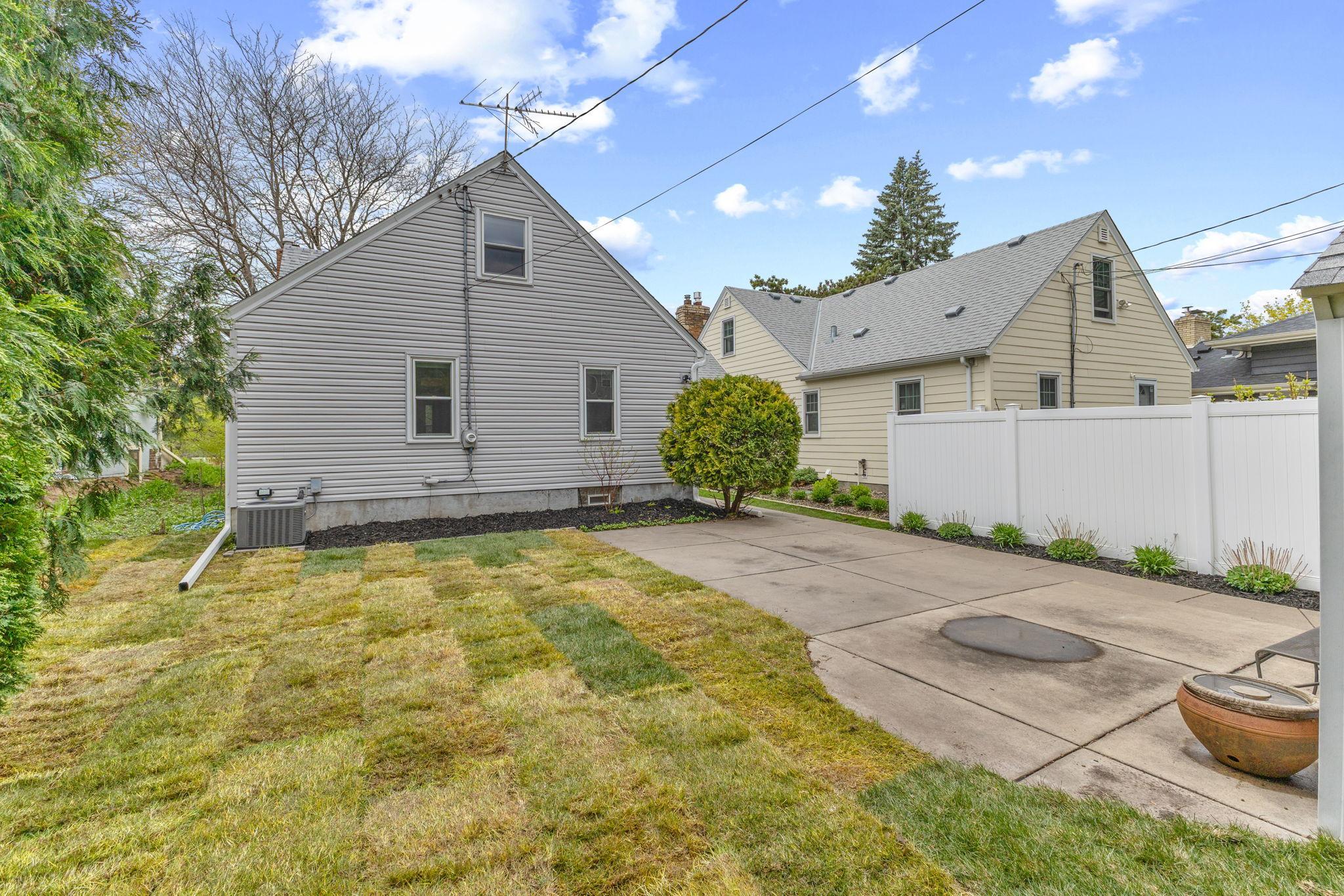 Step outside to a brand new sodded backyard with space for yard games and outdoor enjoyment!