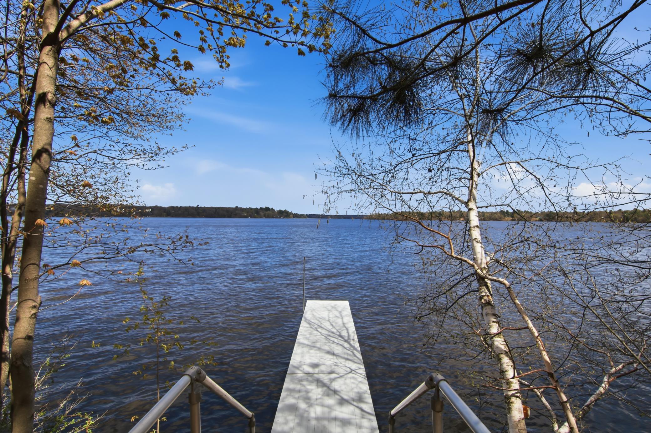 100' of water frontage! Dock is included in the sale!