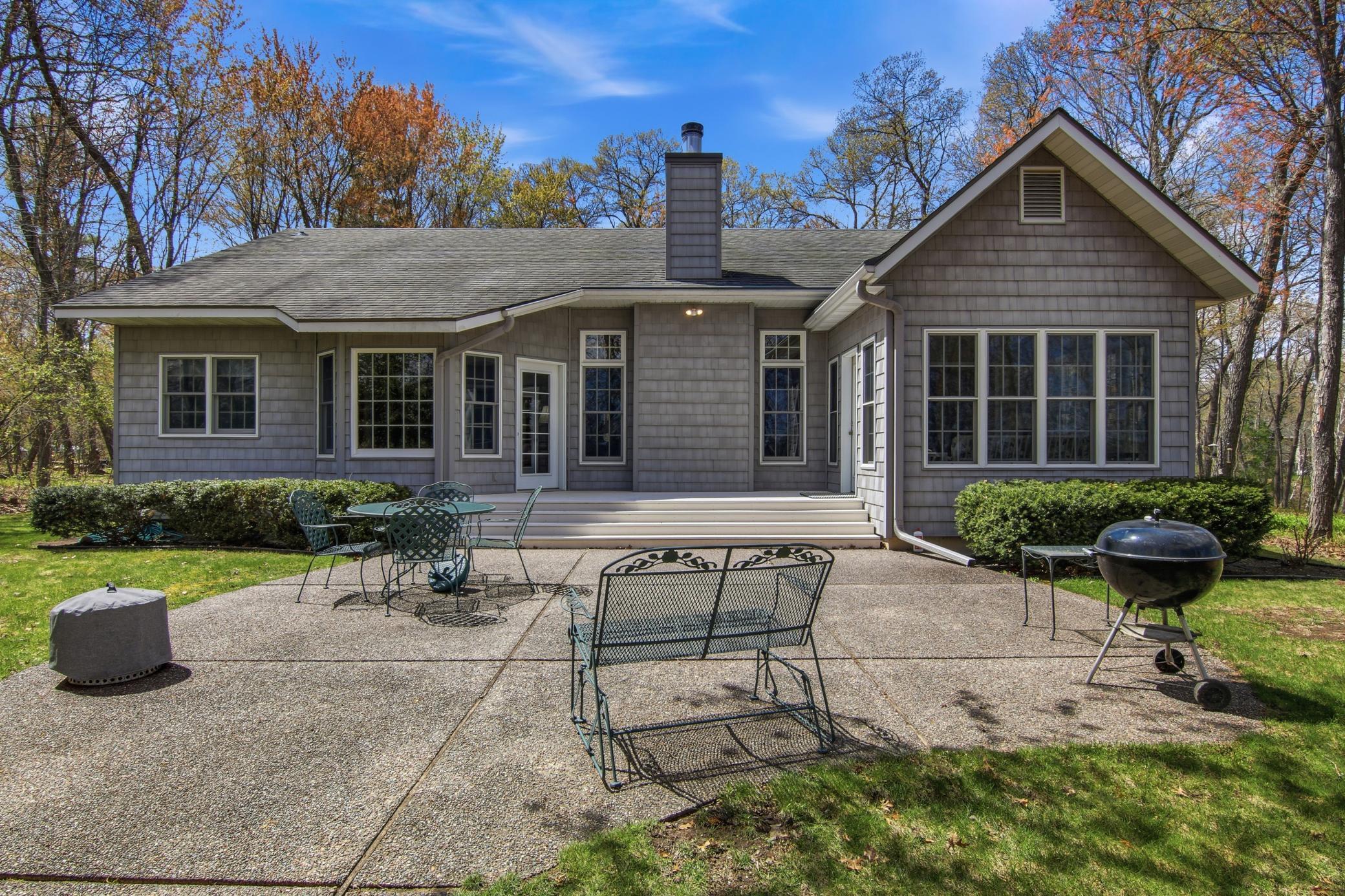 Excellent back patio space to relax and entertain!