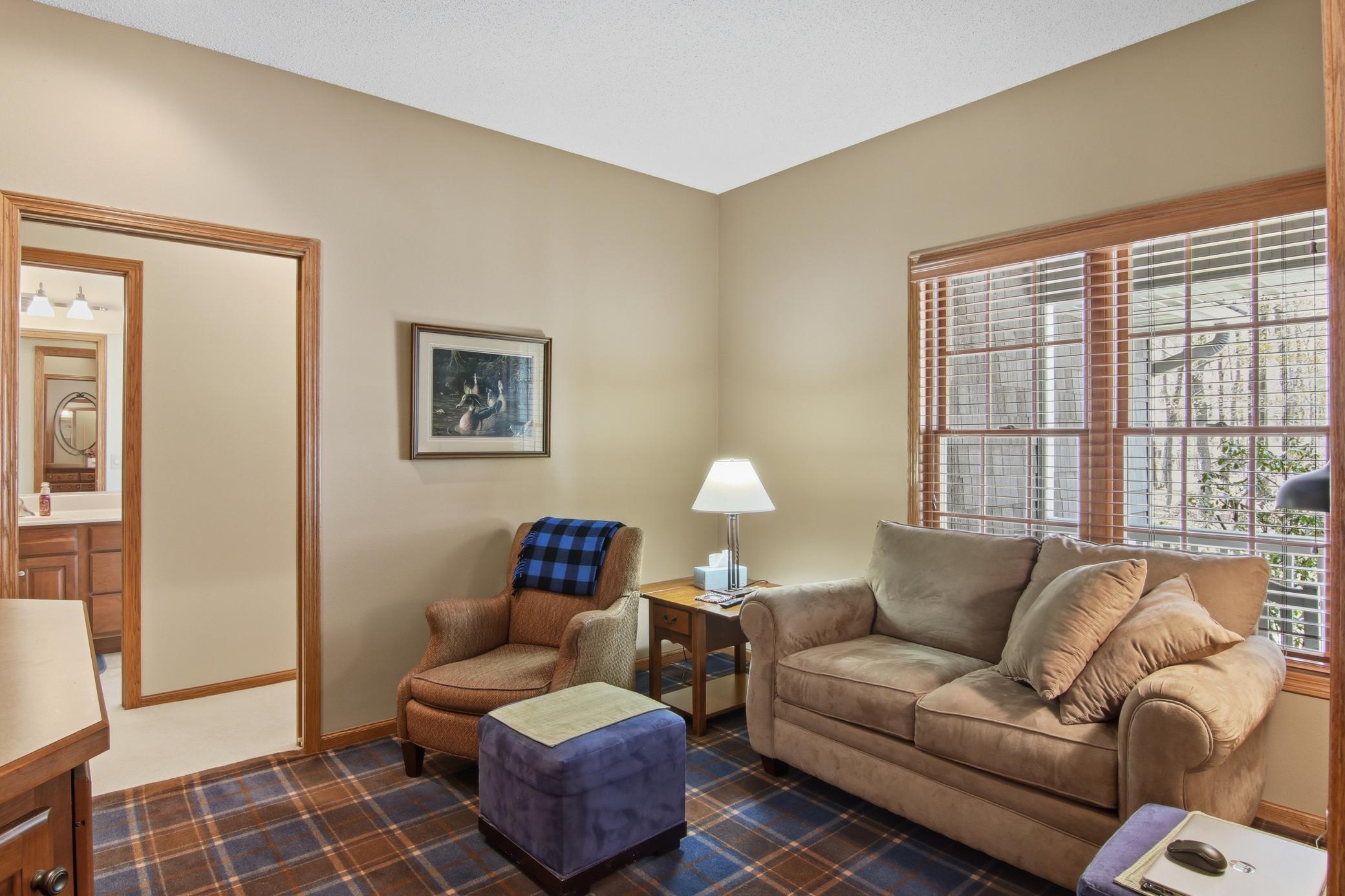 Comfortable main level den