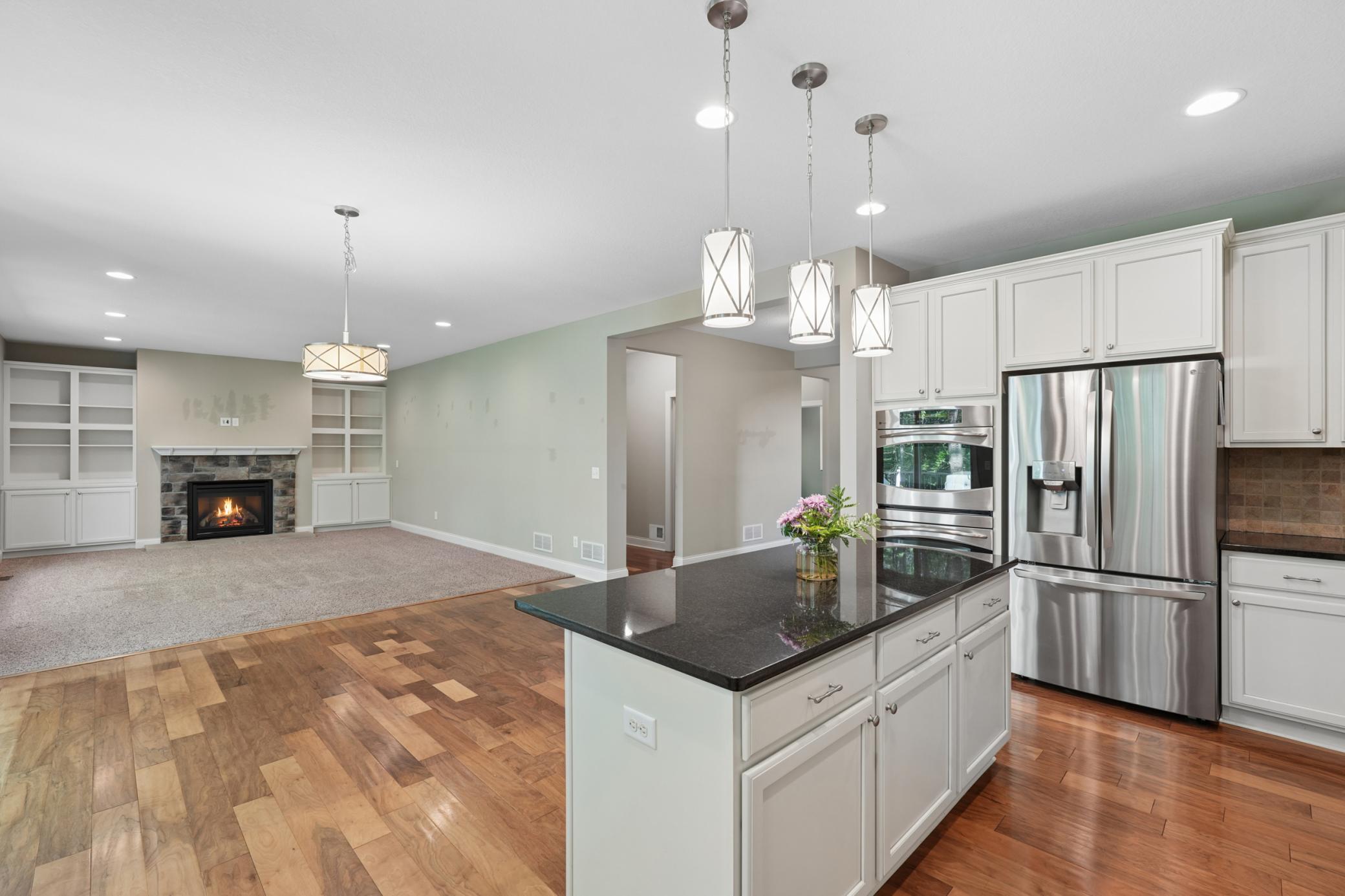 Abundance of cabinetry with great storage.