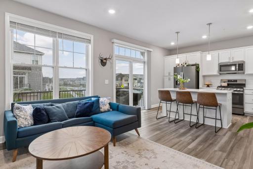 Seriously the light just pours into this home. The rising sun warms this entire side of the home.