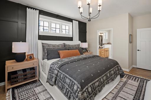 Spacious owner's bedroom with a calm, easy feel - perfect for ending the day right - *Photo of model home, design selections may vary