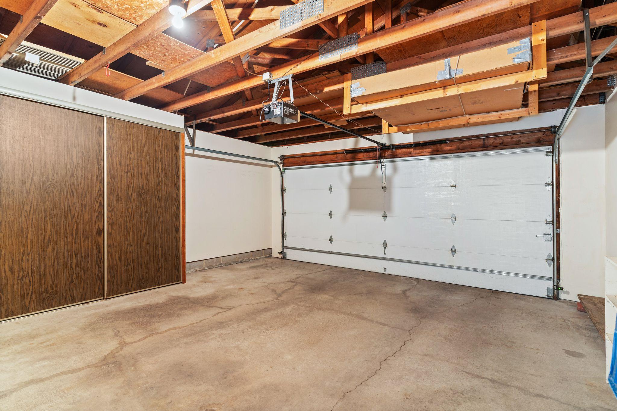 inside garage