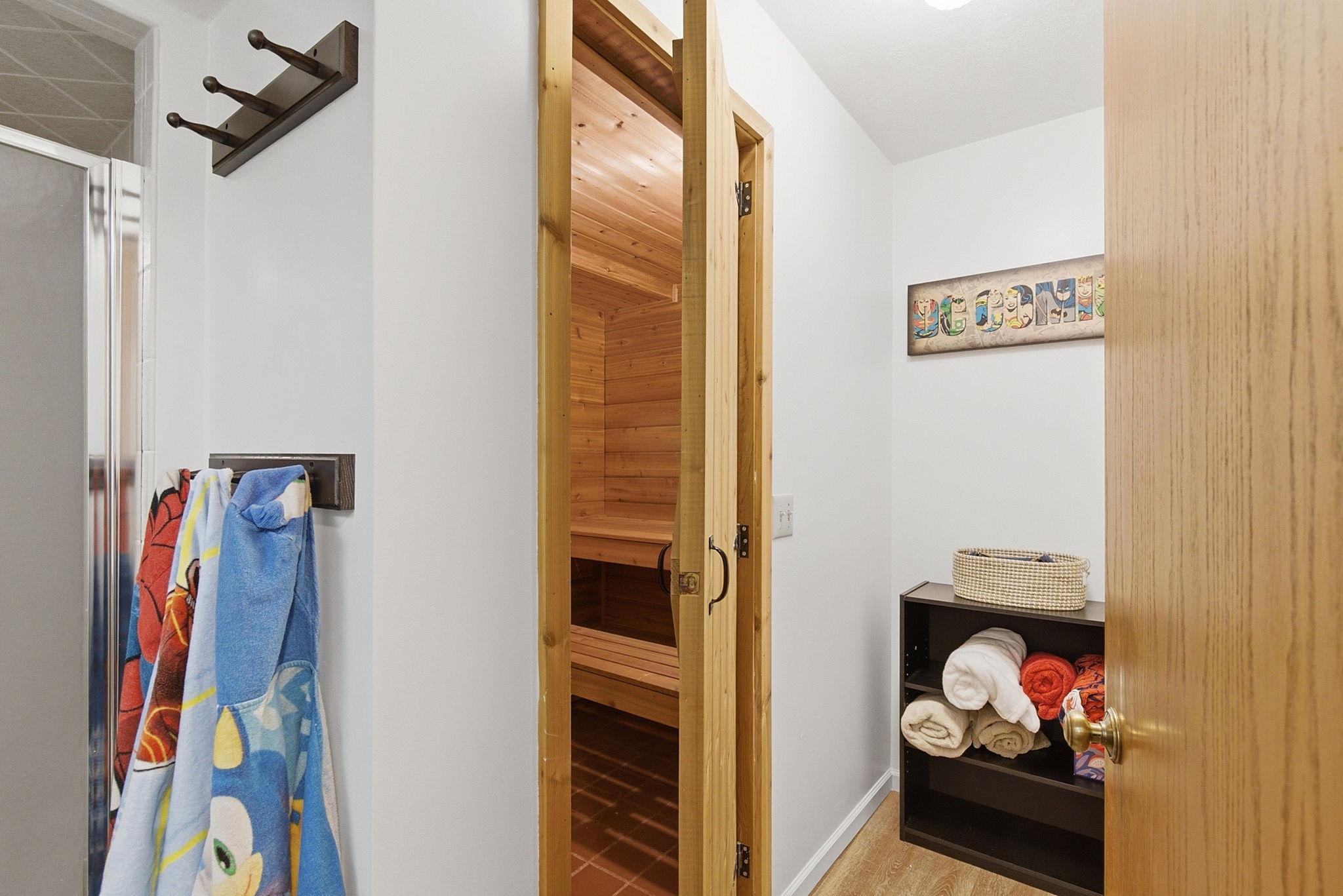 Complete with sauna