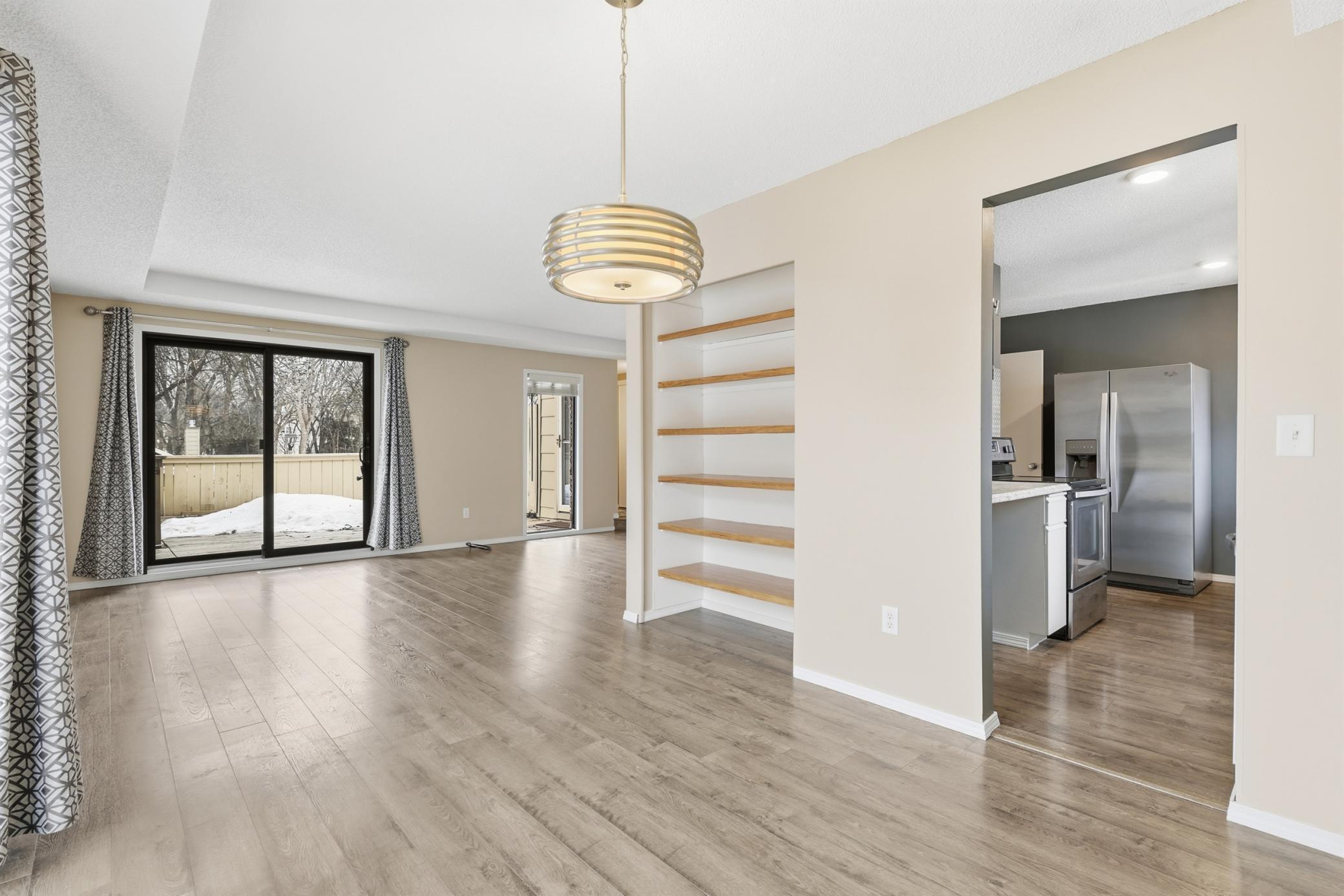 Dining room with access to kitchen