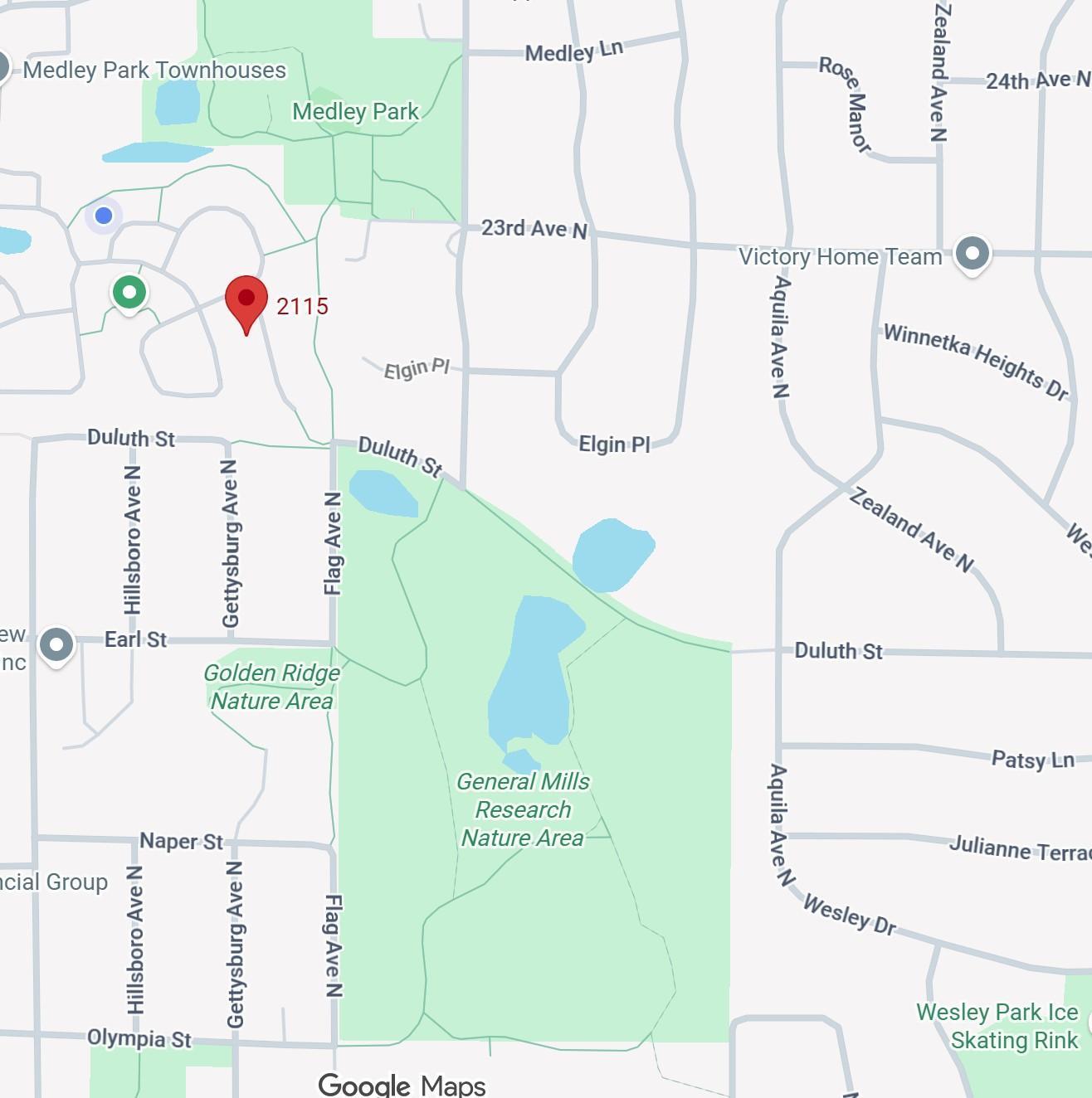 Walkable to two great neighborhood parks! The neighborhood pool is also an easy stroll (green dot).