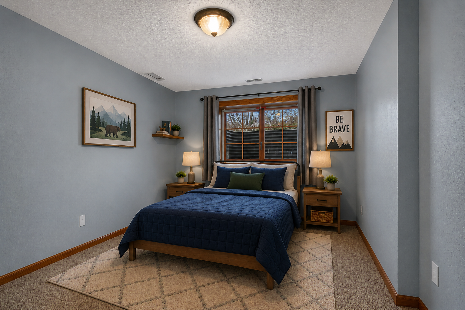 Bedroom 5 with large closet