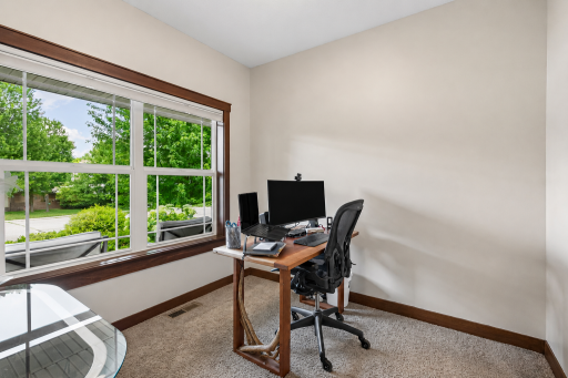 Front office space with views of front yard.