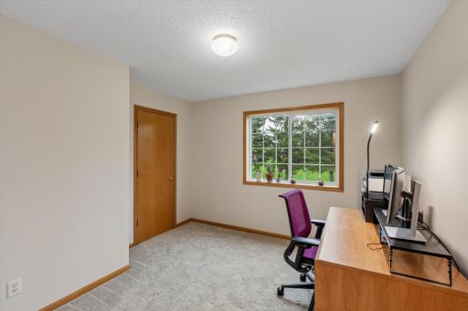 First floor bedroom with large walk in closet