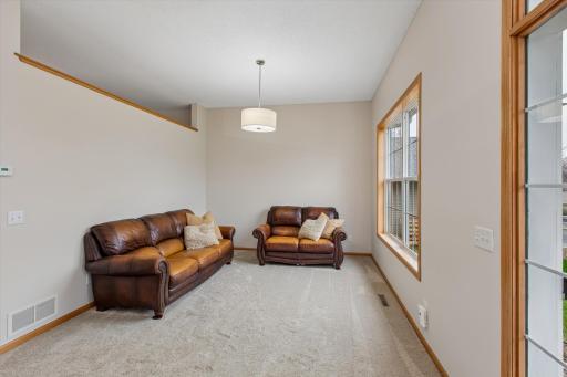 Front room to serve as den or dining room