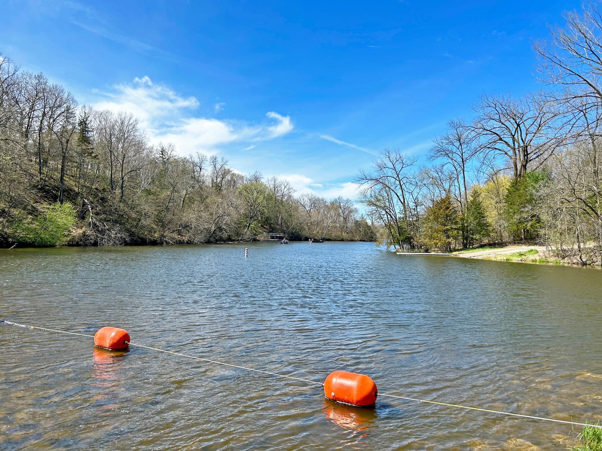 The park also provides the closest pubic water access for your convenience.