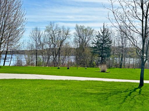 this is another walking path with great views of the lake.
