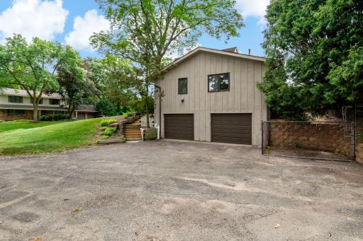 Expanded driveway for extra parking.