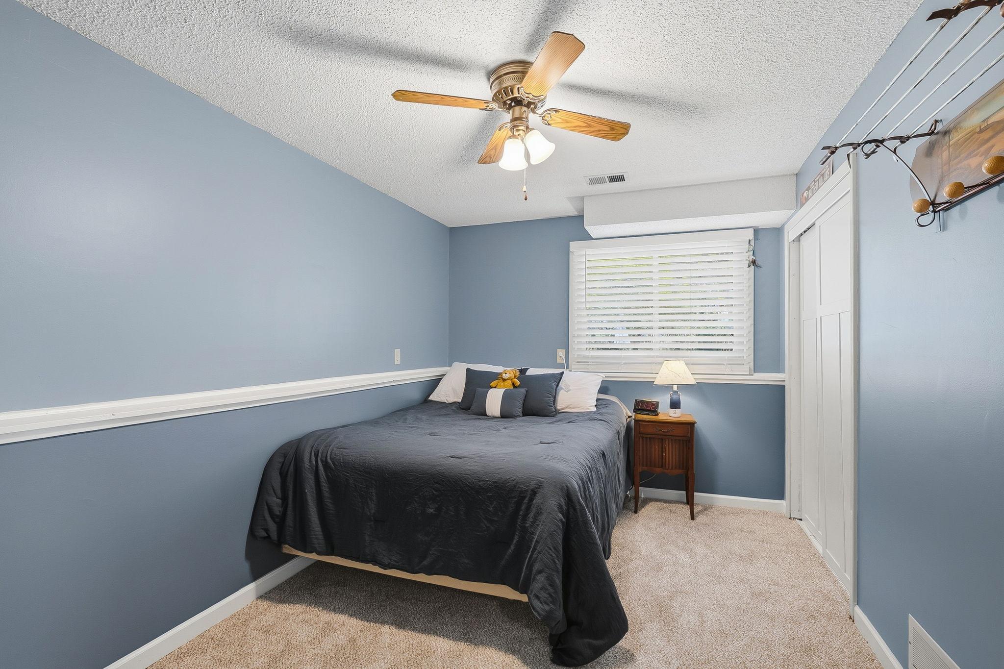 Lower level bedroom.