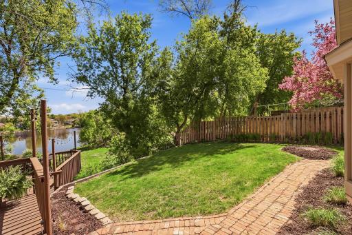 Enjoy playing in the yard or relaxing on your deck.