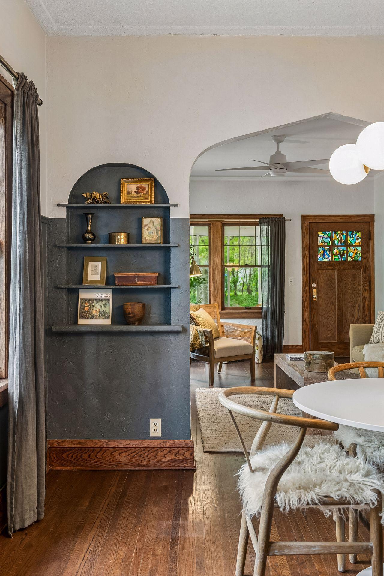 Built in shelving