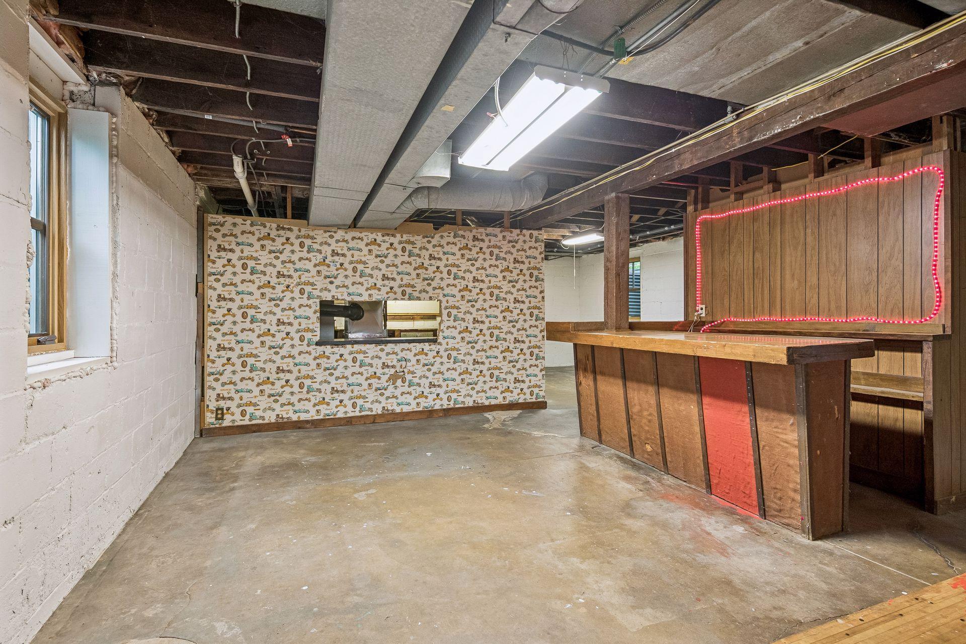 Lower level bar with egress #1