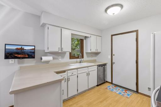Functional kitchen with plenty of counter space
