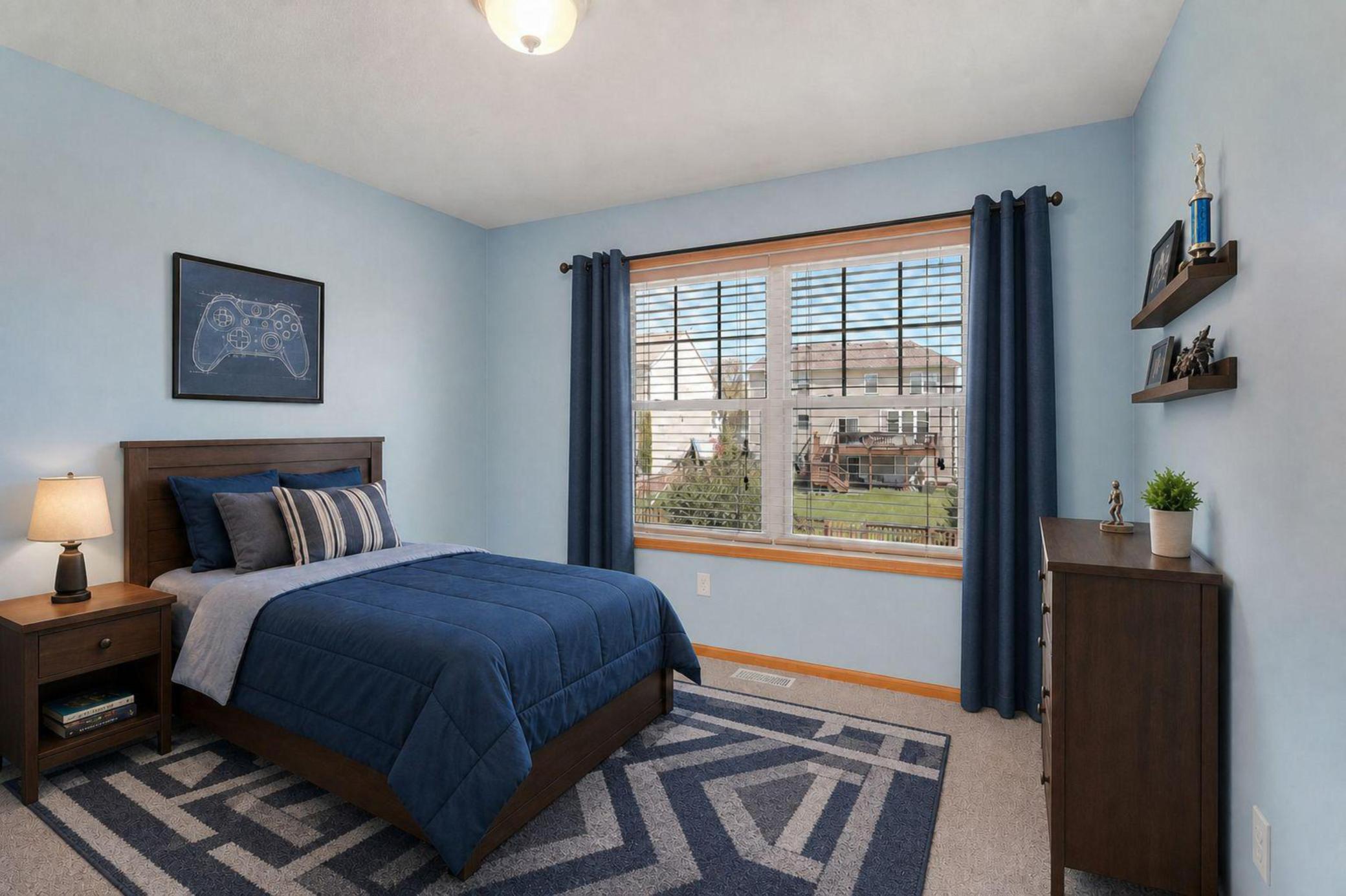 Third Bedroom (Virtually Staged)