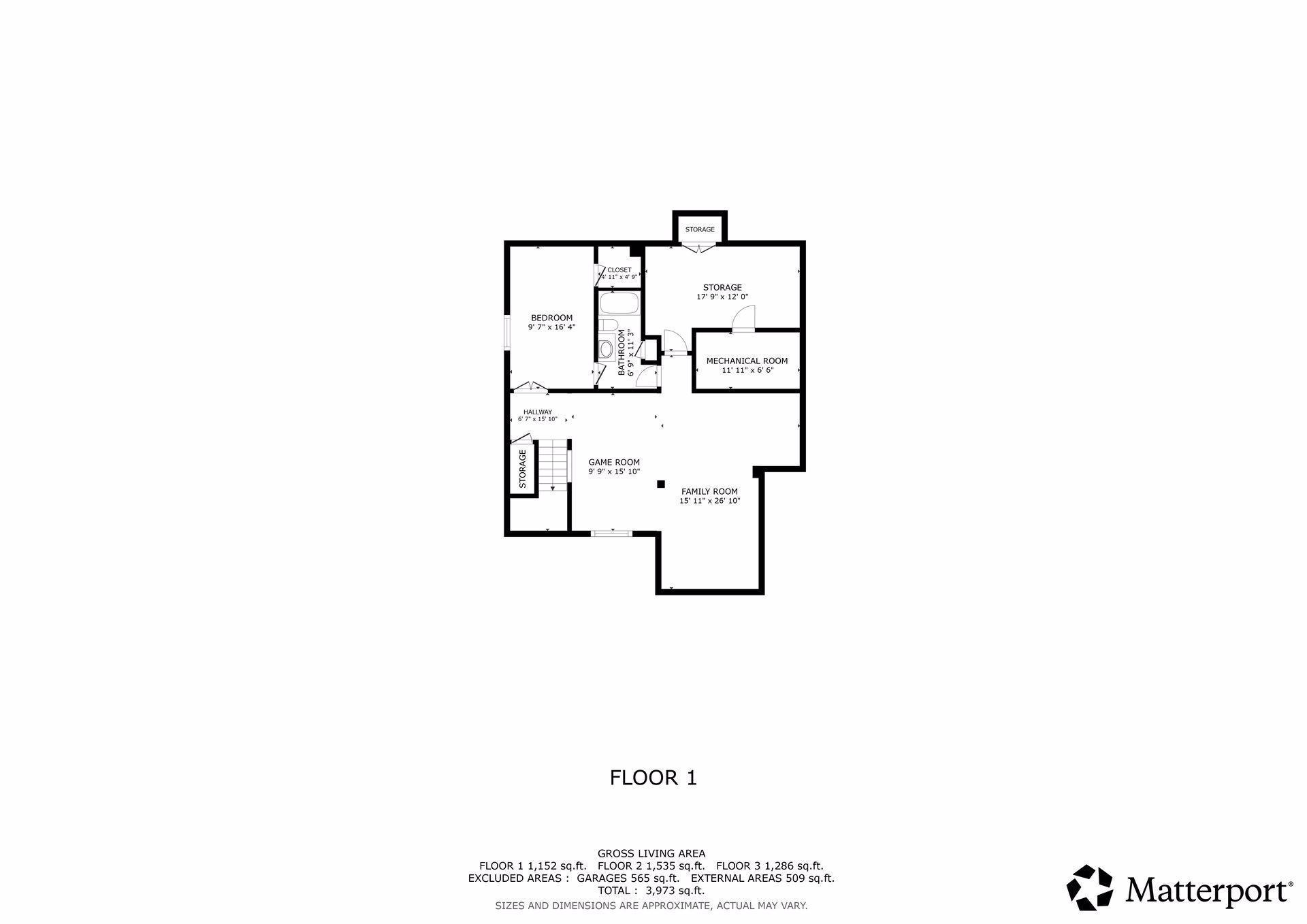 Lower Level Floorplan