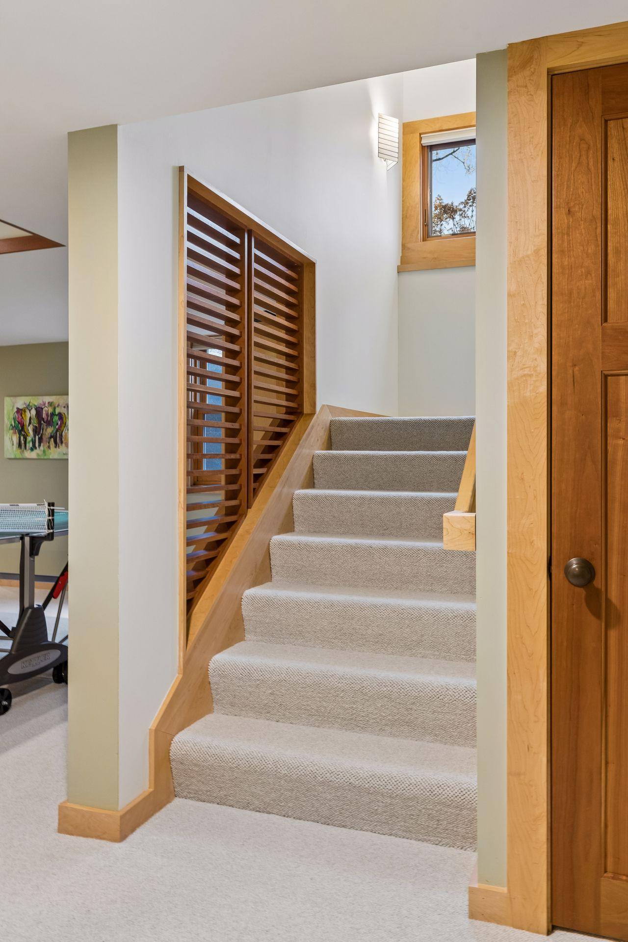 Welcome downstairs to the open family area