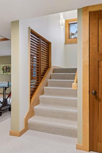 Welcome downstairs to the open family area