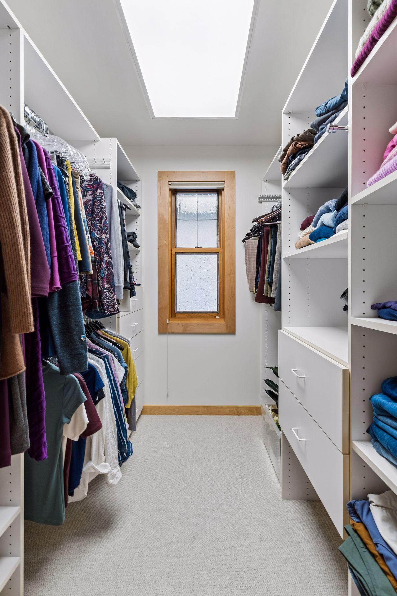 Primary Suite walk-in closet