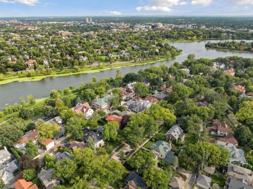 Just steps from beautiful Lake of the Isles