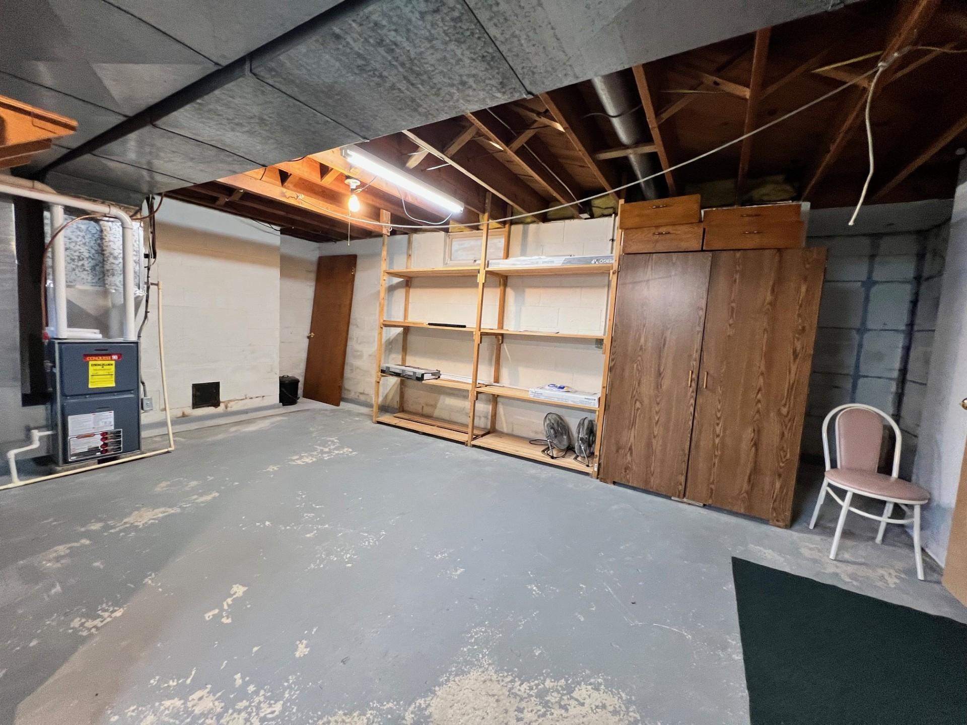 Storage room - lower level