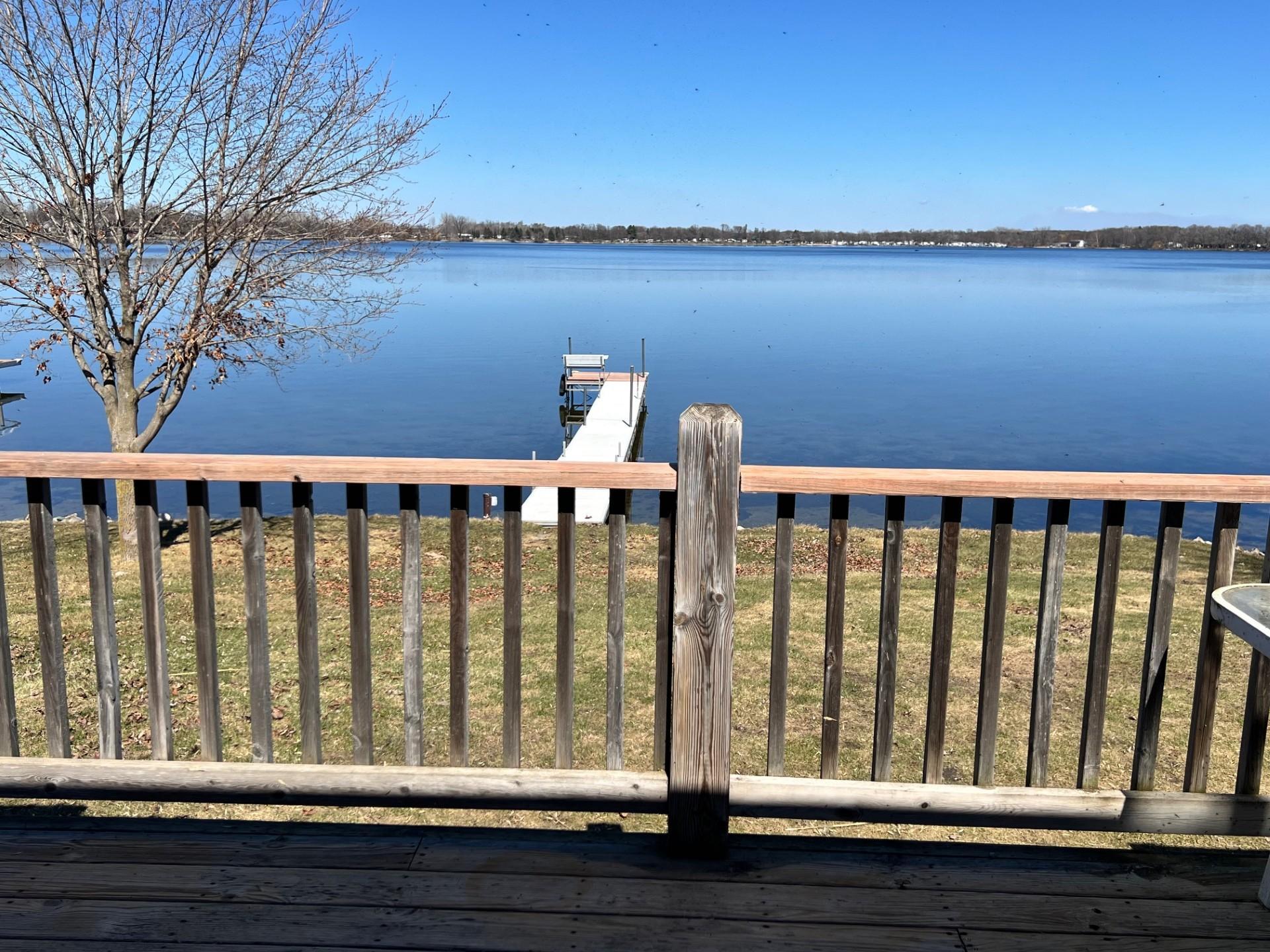 Lake view from deck