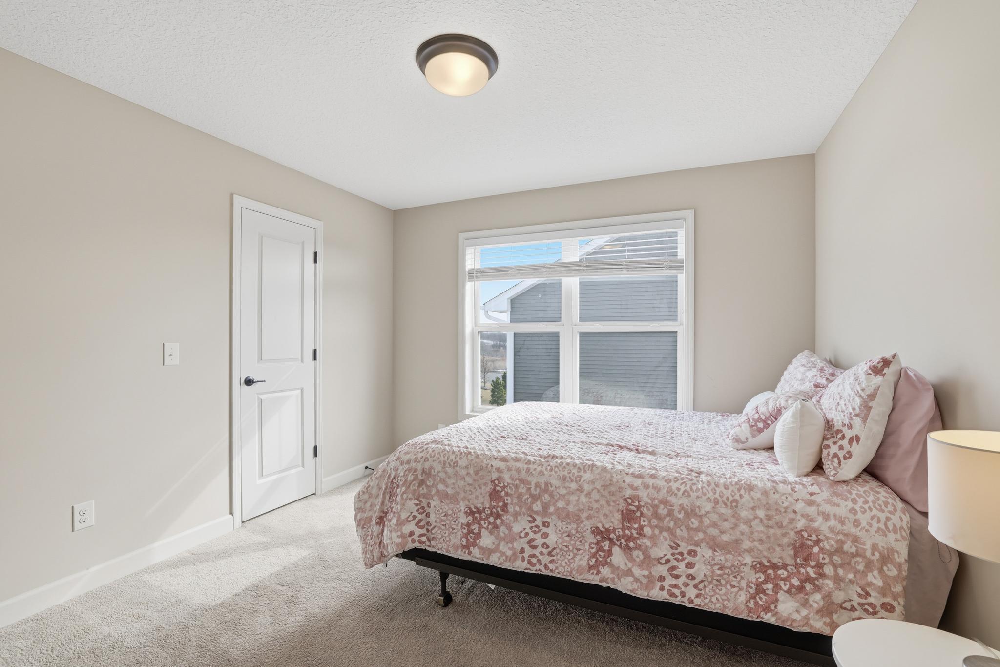 The first of four bedrooms upstairs