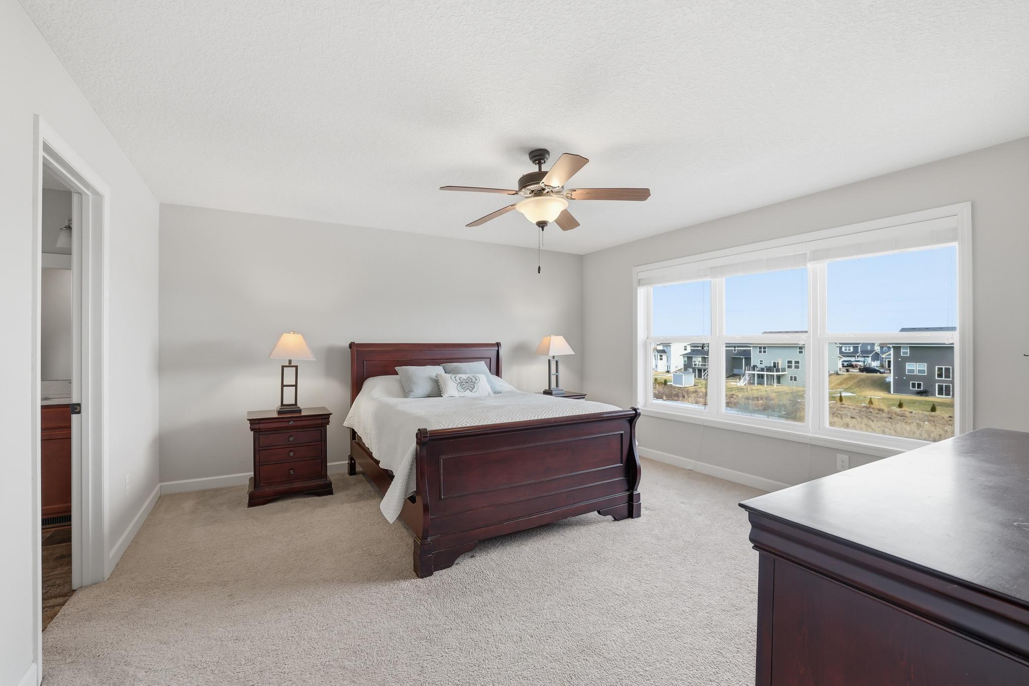 Primary Suite is spacious.