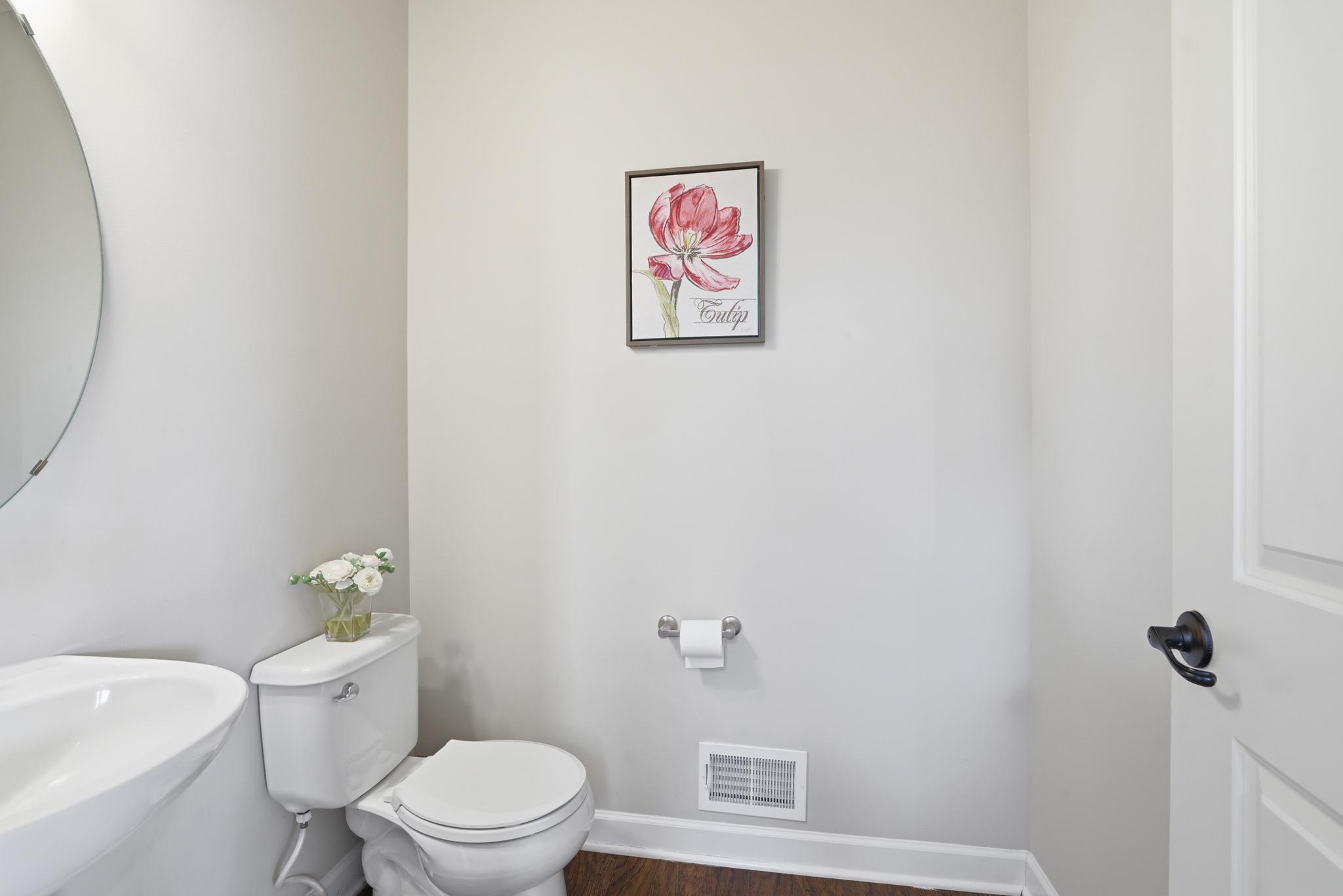 Main floor powder room.