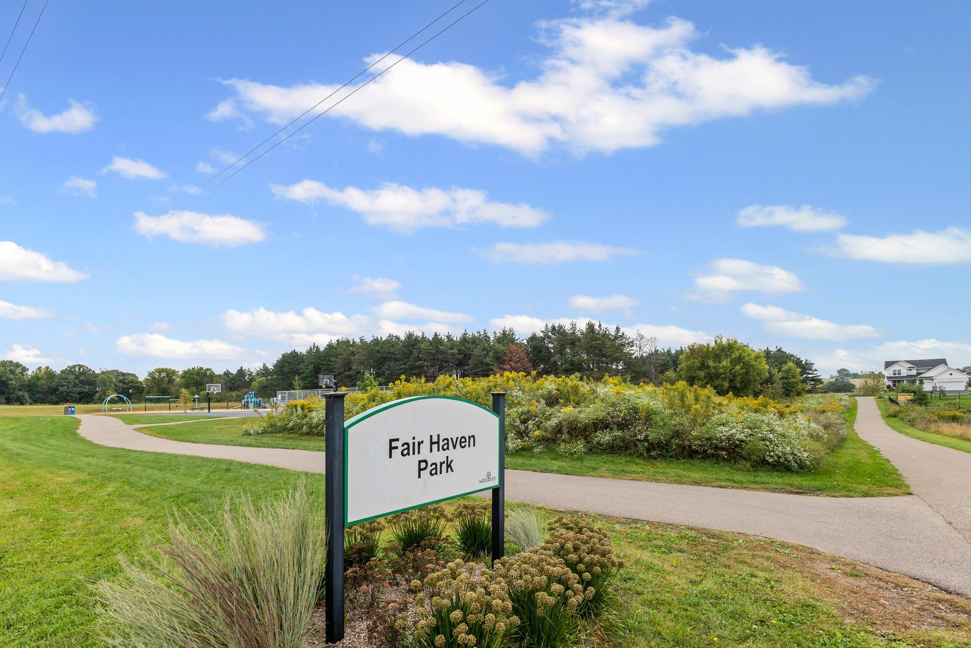 Trails and parks near by.